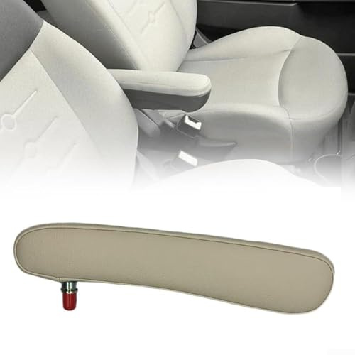 Door Handle, Interior Grab Handle 6BV31KRLAA 6BV48KRLAA Left Right for Fiat 500 2014-2017, Beige Inner Pull Handle Replacement(Right)