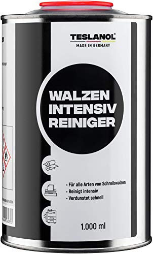 TESLANOL 26035 Intensiv Walzenreiniger für Schreibwalzen von Drucker & Fax Silikonreiniger / Reiniger Druckwalzen / Walzenreinigung / 1000 ml