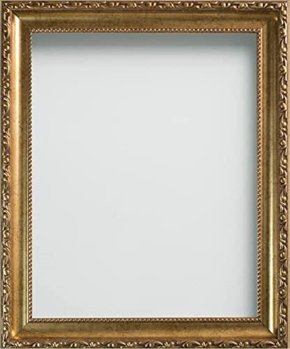 Frame Company Brompton Range Shabby Chic Vintage Gold 6x4 inch Picture Photo Frame* Choice of Sizes* Fitted with Real Glass