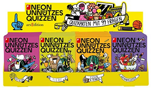Display NEON Unnützes Quizzen III: mit 4 x 6 Ex.