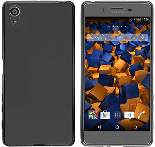 mumbi Hülle kompatibel mit Sony Xperia X Handy Case Handyhülle, schwarz