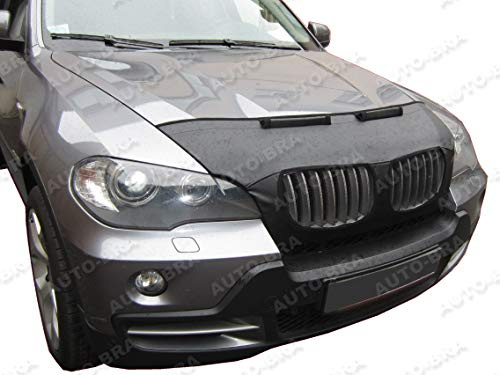 AB-00815 Auto Bra kompatibel mit BMW X5 E70 Bj. 2006-2013 X6 E71 E72 Bj. 2008-2014 Haubenbra Steinschlagschutz Tuning Bonnet Bra