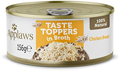 Applaws 100 Prozent natürliche nasse Hund Futter, Hühnerbrust in Brühe 156 g Zinn (Packung mit 12)