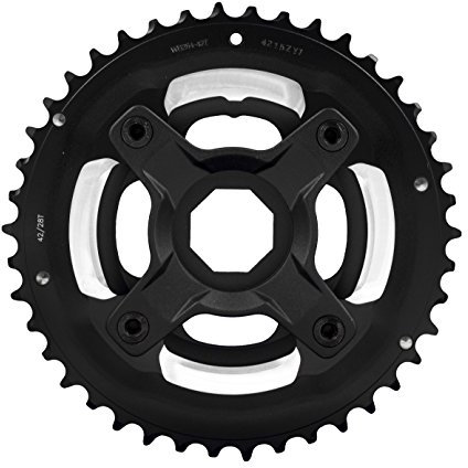 FSA Unisex-Adult 421586927 Corona Brose e-Bike 42x28 W010, Argent, 42 W