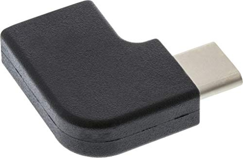 InLine 35803 USB 3.1 Adapter, USB Typ-C Stecker an C Buchse, gewinkelt (Gen.2)