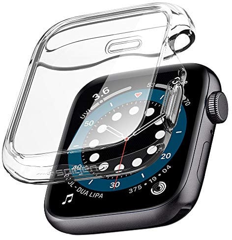 Spigen Funda Ultra Hybrid Compatible con Apple Watch Series 6 SE 5 4 40mm - Cristalino