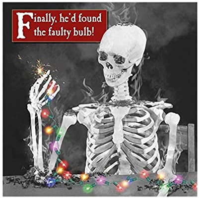 Emotional Rescue Funny Christmas Card for Him | Faulty | Morphed | FSC Certified Paper | Recyclable | Made in the UK