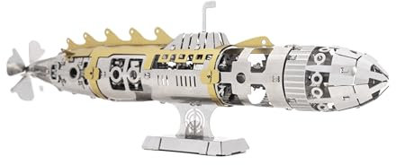 Modell U-Boot Kit mit Toolkit, DIY Scale Model, 3D Modellbausatz Elusive Nautilus, Moving Aufziehbares U-Boot Modell, Steampunk Puzzle Constructor für Kinder, Jugendliche und Erwachsene