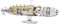 Modell U-Boot Kit mit Toolkit, DIY Scale Model, 3D Modellbausatz Elusive Nautilus, Moving Aufziehbares U-Boot Modell, Steampunk Puzzle Constructor für Kinder, Jugendliche und Erwachsene