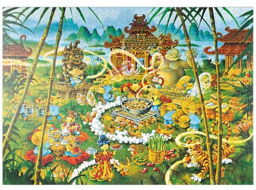 MyPuzzle Peking Duck - Michael Ryba - Cartoon Classics - Premium 1000 Teile Puzzle - MyPuzzle Sonderkollektion von Heye Puzzle