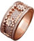 Anti-Angst Ring für Erwachsene, Spinner Ring Herren Damen Edelstahl Zappelband Ringe Stressabbau Anxiety Drehbar Meditationsring Schmuck Geschenk,Gold,8