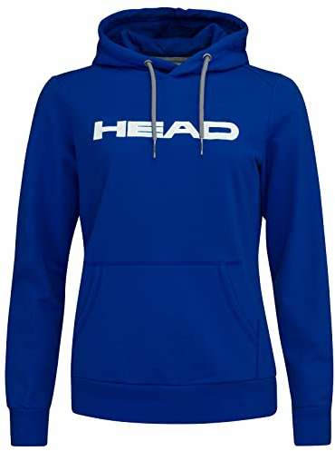 HEAD Damen Club Rosie Hoodie Women, Blau, M Hooded Sweatshirt, Weiß, M