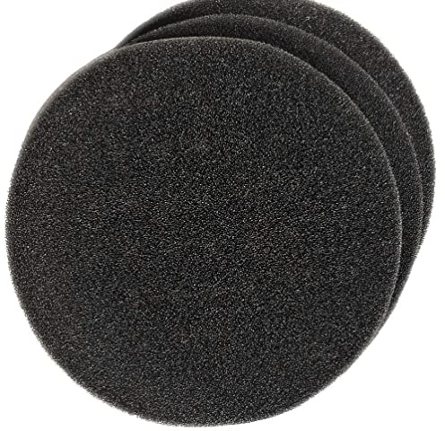 Lunos Ersatzfilter 3er Pack für ALD-R 160, e², AB 30/60, RA 15-60, G3, Ø 140 mm, Waschbar, Regenerierbar, Filterschaum PPI 30, Schwarz, 37214