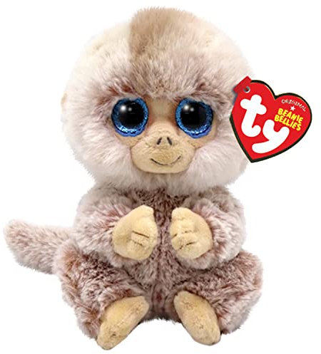 TY Stubby AFFE Beanie Bellie Regulär 6 | Beanie Baby Weiches Plüschtier | Sammlerstück Kuscheliger Stoffteddy