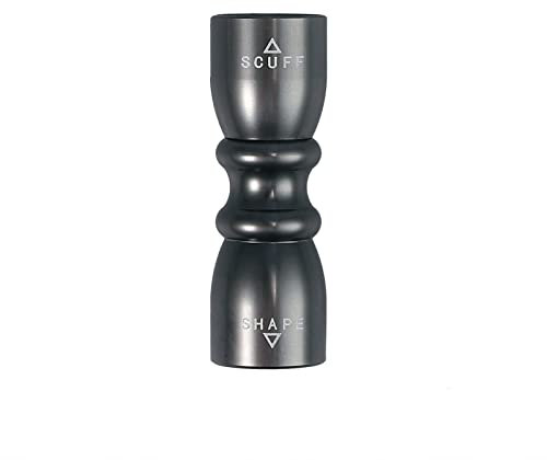 Bohaner 3-in-1-Spitze Snooker Pool Queue Tip Werkzeug Billard Queue Zubehör – Former, Scheuer, Belüfter, Snooker, Queue, Spitze, Former, Snooker-Zubehör (grau)