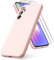 Vansdon Cover Compatibile con Samsung Galaxy A54 5G, 2 Pellicola Protettiva in Vetro Temperato, Gomma Gel di Silicone Liquida Antiurto Custodia - Rosa