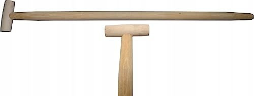 Manche en bois de hêtre avec manche en T 100 cm Ø 36 mm