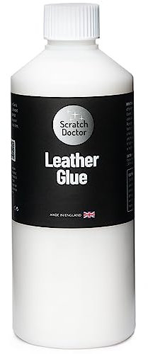 Scratch Doctor Leather Glue Strong Flexible Adhesive for Repairing Furniture, Shoes, and More (500ml)