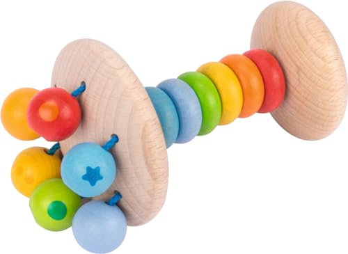 Goki GF Elastik Stielrassel Regenbogen,per St