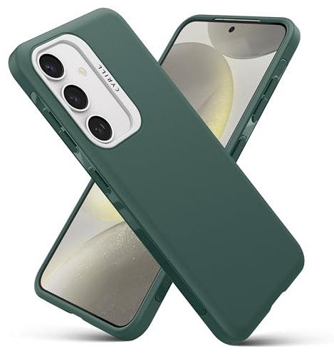 CYRILL von Spigen UltraColor kompatibel mit Samsung Galaxy S24, [Staubfrei] Premium TPU Schutzhülle Case Cover (2024) - Kale