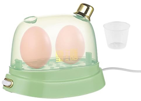Cuociuova Elettrico, Cuociuova Elettrico da 120 W, Fornello Automatico con Funzione di Riscaldamento, Cuociuova Elettrico con Spegnimento Automatico, Cuociuova a Riscaldamento Rapido per