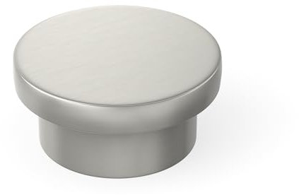 goldenwarm 4 Stücke Schrankknöpfe Silber Möbelknöpfe Edelstahl Schubladenknöpfe Knauf für Schrank Türknöpfe Schrank Silber