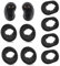 4 Pairs Ear Buds Replacement Tips Suitable for Samsung Galaxy Buds Live, Small & Large Silicone Replacement Tips SM-R180 Bluetooth Headset Silicone Cover (Black)