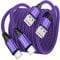 USB C Charger Cable 2M+3M 2Pack Type C Charger Fast Charging 3A Lead Nylon Braided for Huawei P30 P20 Google Pixel Xiaomi Sony Xperia Samsung Galaxy S22 S21 S20 S10 S9 S8 A12 A20e A21s A40A51(Purple)