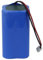 HELINAZI Batteria Sostitutiva per Batteria Ricaricabile agli ioni di Litio 18650 da 3,7 V 4P con Spina XH2.54,14000mAh