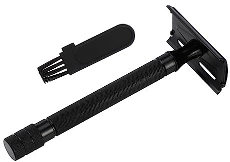 IWOWHERO Manueller Bartrasierer Mit Ergonomischem Griff Sicherheitsbürste Für Männer Und Frauen