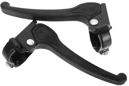 Kisangel Rollstuhlbremshebel aus Eisen und Kunststoff 1 Paar Seitlicher Schraubgriff Einfache Montage für Verschiedene Rollstuhlmodelle Geeignet Sicher und Benutzerfreundlich