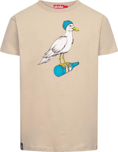 derbe T-Shirt Sturmmöwe Men, XXXL, Cobblestone/haw Ocean
