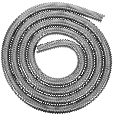 LIFKICH 3m Guaina Protettiva Acciaio Inossidabile Tubo Flessibile Per Cavi Metri Design Spirale Per Ufficio e Settori Professionali