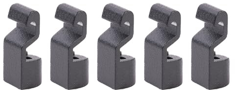 SOFT-RAIL® 5 St. Snake-Gleiter, Schwarz Feinstruktur