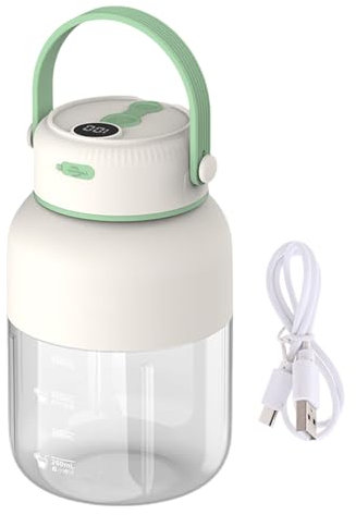 Presse-agrumes électrique rechargeable en acier inoxydable avec affichage de la batterie
