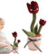 Tragbare Plüschtiere, die sich bewegen und singen – tanzende Blume – lustiges pädagogisches Musikspielzeug, interaktives Rosa, USB-Ladegerät für Babys, und Mädchen
