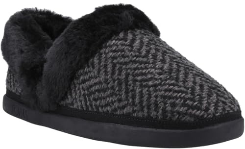 TOMS Oslo Polyester Women's Black Slippers