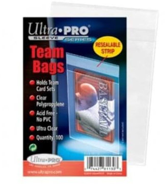 Ultra Pro 81130 Card Sleeves Team Bags Wiederverschließbares Kartenspiel