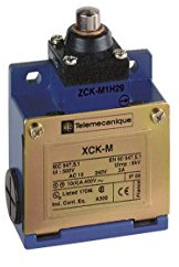 Telemecanique Sensors XCKM110 Limit Switch with Metal End Plunger, Metal, Series XCKM, Linear Head, PG11 Cable Gland, 1 NC + 1 NO Snap Action Contacts