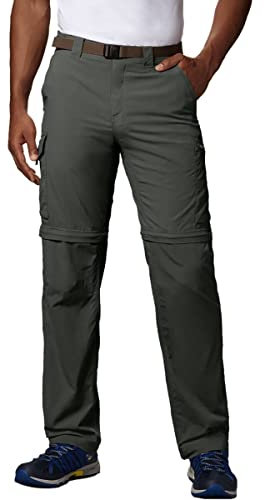 Columbia Herren Men's Silver Ridge Convertible Pant, Breathable, UPF Hose, Grau-Gravel, 40W x 34L