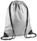 Shirtinstyle Sportbeutel, Gymnastikbeutel, Gymsac, Schuhbeutel mit Kordel, Farbe silver