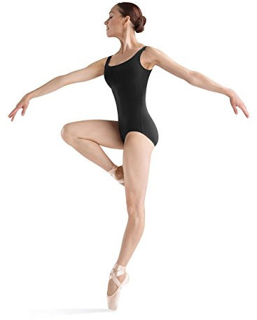 Bloch Dance Damen Faire Microlux Tanktrikot, Schwarz, Größe XL