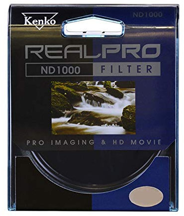 Kenko 77S REAL PRO MC ND1000 Neutraldichtefilter 77mm 1000-fach, multi-coated, mit Vakuumabscheidetechnologie, 77mm, schwarz
