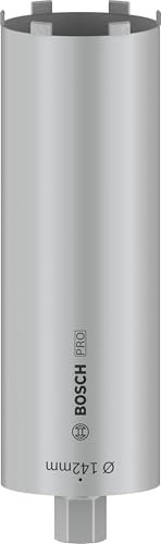 Bosch 1x PRO Multi Material Diamanttrockenbohrkronen für 1 1/4 Zoll UNC und Diamantbohrer (für Kalk- und Sandsteine, Ziegelstein, Ø 142 mm, Professional Zubehör Diamantbohrer)