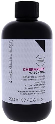 Diego dalla Palma | CHERAPLEX - Maschera Capelli Ricostruisce e Ripara, per Capelli Danneggiati, con Cheratina, 200ml