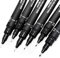 Uni Pin Fineliner Zeichenstift – Skizzierset - schwarze Tinte – 0,03 bis 0,8 mm – 6 Stück