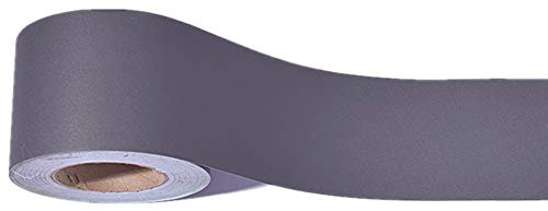 Emoyi Fliesenaufkleber für Wohnzimmer, 10 x 10 m, Dunkelgrau