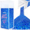 Glitzer für Bastel-Shaker Saphirblau holografisches Kunstharz Trinkgläser Karten Weihnachten Schmuck Kerzen mikrofein Nägel Gesicht Kosmetik 130g / 4,6 oz
