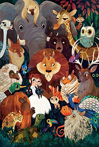 HUOQILIN 1000 PCS Jigsaw Puzzles - Tierwelt Pädagogisches Intellektuelles Dekomprimierungsspiel Für Kinder Erwachsene