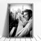 CNHNWJ Marilyn Monroe und James Dean Rauchen in New York City Kunstdruck Retro Leinwand Dekor Wohnzimmer Wanddekoration Monroe Bild Wand Bilder 50x70cm Kein Rahmen
